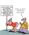 Cartoon: Pas besoin de masque! (small) by Karsten Schley tagged masques,corona,covid19,qanon,societe,sante,politique