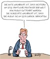 Cartoon: Politische Nachrichten (small) by Karsten Schley tagged nachrichten,medien,politik,politiker,forschung,aliens,gesellschaft