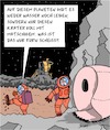 Cartoon: Raumfahrt (small) by Karsten Schley tagged raumfahrt,aliens,forschung,wissenschaft,astronauten,technologie,verdauung