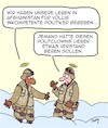 Cartoon: Tod in Afghanistan (small) by Karsten Schley tagged afghanistan,bundeswehr,militär,soldaten,europa,usa,verrat,politiker,politik,gesellschaft