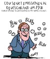 Cartoon: Umweltpartei CDU (small) by Karsten Schley tagged cdu,politik,umwelt,emissionen,laschet,wahlkampf,interviews,medien,inhalte,gesellschaft,deutschland