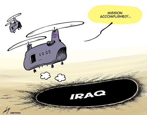 EUA deixarão o Iraque