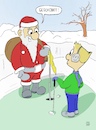 Cartoon: Geschenkt (small) by WiesenWerner tagged putten,nah,dran,schenken,weihnachten,junge