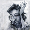 Cartoon: Serge Gainsbourg caricature (small) by Jeff Stahl tagged serge gainsbourg caricature jeff stahl illustration french singer songwriter