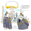 Cartoon: Ablenkung von Corona (small) by Thomas Kuhlenbeck tagged corona,virus,militär,krieg,general,generäle,atom,atompilz,atombombe,zerstörung,ablenkung,stadt,zerstören,explosion