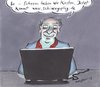 Cartoon: schiwago (small) by woessner tagged schavan,plagiat,doktorarbeit,akademischer,titel,fälschung,absicht,schiwago,internet,www