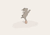 Cartoon: John Neumeiers Hase (small) by Gabi Horvath tagged ostern,hase,osterhase,tanz,neumeier