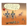 Cartoon: Am Ende (small) by F L O tagged ki,weltuntergang,dürre,berlin,wasser,roboter,skelett