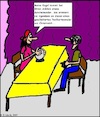 Cartoon: Die Wahrsagerin 4 (small) by Sven1978 tagged ähnlichkeit,wahrsagerin,mann,frau,hitler,scheinreligion,esoterik,rummelplatz,scharlatanerie,wahrsagen,gauklerin