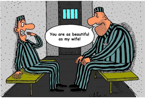Cartoon: Jail (medium) by Aleksandr Salamatin tagged jail,prison,prisoners
