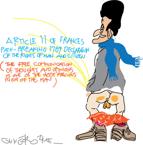 Cartoon: Article 11 (medium) by gungor tagged sarcozy
