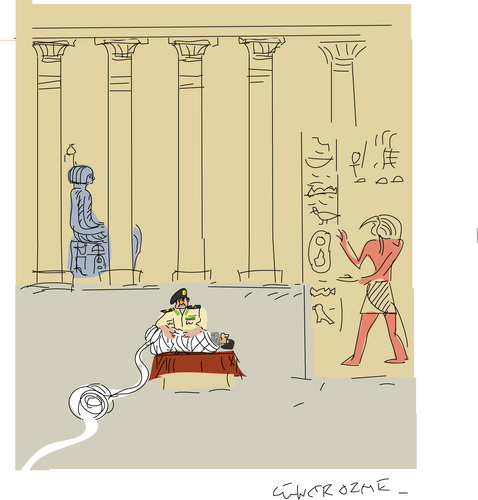 Cartoon: M.Morsi-4 (medium) by gungor tagged egypt