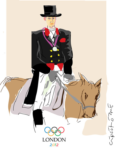 Cartoon: Royal Silver (medium) by gungor tagged olympic2012