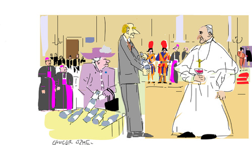 Cartoon: Vatican City (medium) by gungor tagged italy