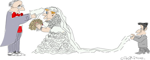 Cartoon: Wedding Bells (medium) by gungor tagged europe