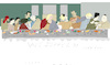 Cartoon: Last Supper II (small) by gungor tagged usa