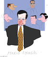 Cartoon: Mario Draghi (small) by gungor tagged italy