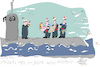 Cartoon: Mermaid and Sailors (small) by gungor tagged sea