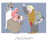 Cartoon: Salesman B (small) by gungor tagged usa