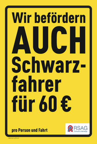 Cartoon: City Light Plakat (medium) by Peter Bauer tagged wirtschaft,schwarzfahrer,plakat