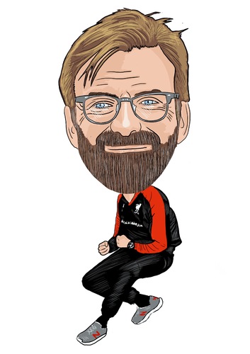 Cartoon: Klopp 3 Liverpool (medium) by Vandersart tagged liverpool,cartoons,caricatures