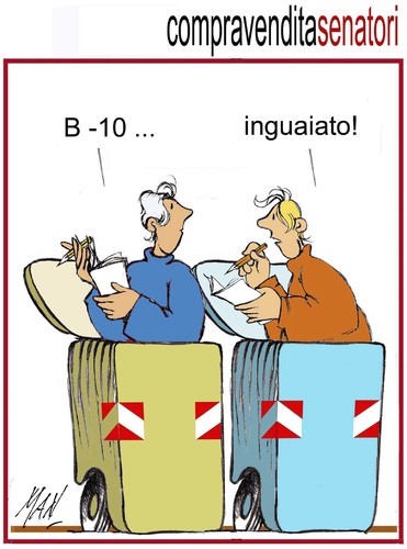 Cartoon: compravendita senatori (medium) by Enzo Maneglia Man tagged cassonettari,10,febbraio,2014,maneglia,man,fighilearte
