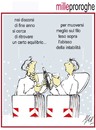 Cartoon: mille proroghe (small) by Enzo Maneglia Man tagged cassonettari