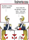 Cartoon: Napolitano torna a casa (small) by Enzo Maneglia Man tagged cassonettari,man,maneglia,fighillearte