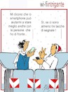 Cartoon: wifi intrigante (small) by Enzo Maneglia Man tagged spilli,cassonettari,man,maneglia,fighillearte,quarta,stagione