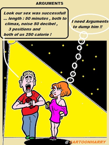 Cartoon: Arguments (medium) by cartoonharry tagged arguments,date