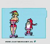 Cartoon: Christmas Segway Ride (small) by cartoonharry tagged cartoon,comic,artist,comix,comics,cool,ride,cooles,cold,girls,girlie,erotic,erotik,art,toonpool,toonsup,facebook,hyves,sexy,sexier,arts,cartoonist,cartoonharry,dutch,madchen,schon,folgen,next,better,reindeer,sledge,father,christmas,girl,segway