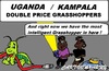Cartoon: Expensive Grasshoppers (small) by cartoonharry tagged uganda,kampala,grasshoppers,light,electric,cartoon,cartoonist,cartoonharry,dutch,toonpool