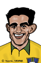Cartoon: Garrincha (small) by Pascal Kirchmair tagged soccer,brasilien,brazil,bresil,brasile,caricature,fußball,foot,football,garrincha,futebol,brasil,caricatura,cartoon,karikatur,player,spieler,best,ever