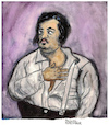 Cartoon: Honore de Balzac (small) by Pascal Kirchmair tagged honore,de,balzac,portrait,retrato,ritratto,dessin,zeichnung,caricature,karikatur,dibujo,desenho,disegno,quadro,cuadro,painting,peinture,dipinto,pintura