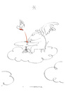 Cartoon: le vin rouge du ciel (small) by Herme tagged wine sky drink drunk