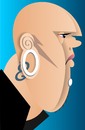 Cartoon: Self Portrait (small) by spot_on_george tagged george,williams,caricature