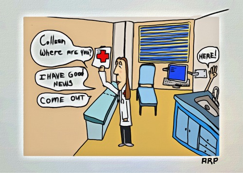 Cartoon: Doctors visit (medium) by tonyp tagged arp,doctor,visit