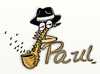Cartoon: Famous sax player (small) by tonyp tagged arp,guitar,tonyp,arptoons,gang,band,music,tin,man,paul,sawtelle