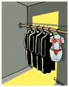 Cartoon: Closet (small) by Marcelo Rampazzo tagged closet