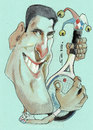Cartoon: nole (small) by zed tagged novak,djokovic,serbia,tennis,sport,portrait,caricature