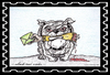 Cartoon: schreib mal wieder (small) by schmidibus tagged brief,post,briefträger,schreiben,hund,beissen,arm,bulldogge,wild,tier,schrecklich,alptraum