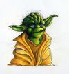 Cartoon: Yoda (small) by Jupp tagged yoda,star,wars,cinema,kino,kult,jedi,jupp,illustration,toon,cartoon,fan,science,fiction
