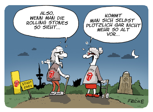 Cartoon: Rolling Stones in Hamburg (medium) by FEICKE tagged rock,rolling,stones,mick,jagger,keith,richard,alt,alter,musik,rente,rock,rolling,stones,mick,jagger,keith,richard,alt,alter,musik,rente
