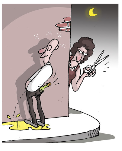 Cartoon: Misconduct (medium) by martirena tagged conductinappropriate