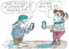 Cartoon: Tracing App (small) by Jan Tomaschoff tagged corona,infektionsketten,tracingapp