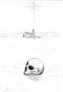 Cartoon: Threehundred Mile Island? (small) by salinos tagged atomkraft,akw,wueste,desert,japan,fukushima,harrisburg,tschernobyl
