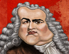 Cartoon: Johann Sebastian Bach (small) by frostyhut tagged bach,composer,baroque,german,classical,music