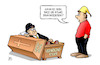Cartoon: Mietendeckel (small) by Harm Bengen tagged michel,sarg,dramatisieren,mietendeckel,vermögenssteuer,neiddebatte,spd,linke,geld,kapitalist,harm,bengen,cartoon,karikatur