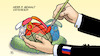 Cartoon: Putin-Ostern (small) by Harm Bengen tagged bemalen,handgranaten,ostereier,ostern,putin,russland,ukraine,krieg,harm,bengen,cartoon,karikatur