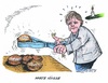 Cartoon: Harte Nüsse (small) by mandzel tagged merkel,asylgesetze,syrien,flüchtlinge,harte,nüsse,probleme